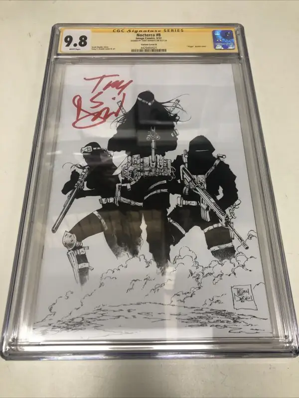 Nocterra #8 (Image Comics, 2022), CGC 9.8 graded comic book, Signature Series label — front cover in its holder