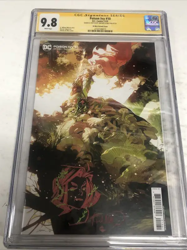 Poison Ivy #10 (DC Comics, 2023), CGC 9.8 graded comic book, Signature Series label — front cover in its holder