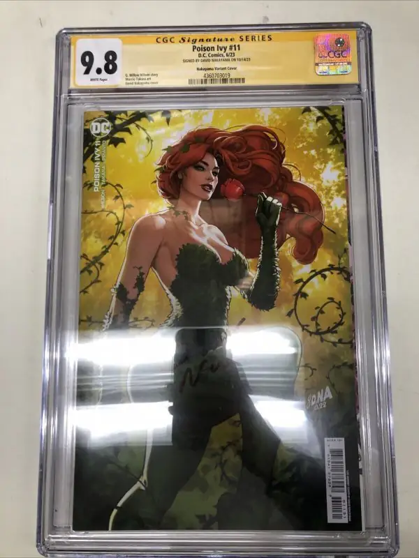 Poison Ivy #11 (DC Comics, 2023), CGC 9.8 graded comic book, Signature Series label — front cover in its holder