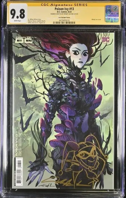 Poison Ivy #13 (DC Comics, 2023), CGC 9.8 graded comic book, Signature Series label — front cover in its holder