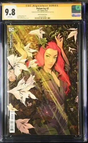 Poison Ivy #2 (DC Comics, 2022), CGC 9.8 graded comic book, Signature Series label — front cover in its holder