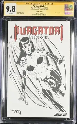 Purgatori #1 (Marvel Comics, 2021), CGC 9.8 graded comic book, Signature Series label — front cover in its holder
