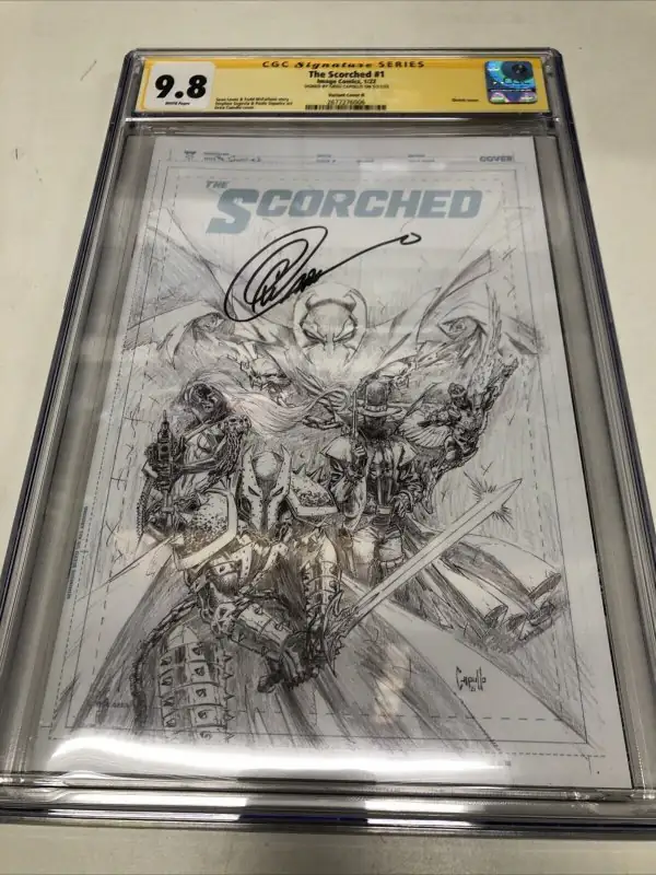 Scorched #1 (Image Comics, 2022), CGC 9.8 graded comic book, Signature Series label — front cover in its holder