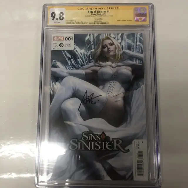 Sins of Sinister #1 (Marvel Comics, 2023), CGC 9.8 graded comic book, Signature Series label — front cover in its holder