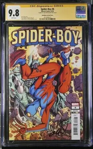 Spider-Boy #6 (Marvel Comics, 2024), CGC 9.8 graded comic book, Signature Series label — front cover in its holder
