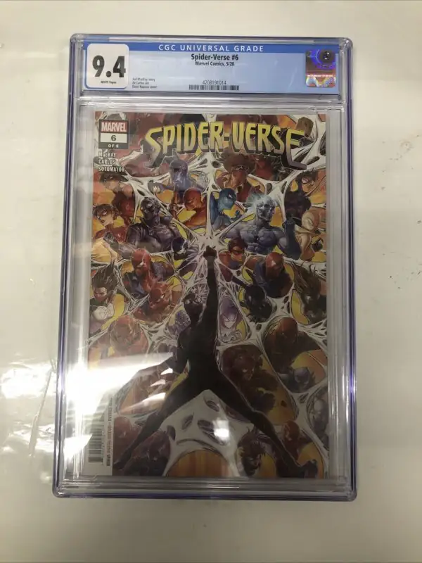 Spider-verse #6 (Marvel Comics, 2020), CGC 9.4 graded comic book, Universal Blue label — front cover in its holder