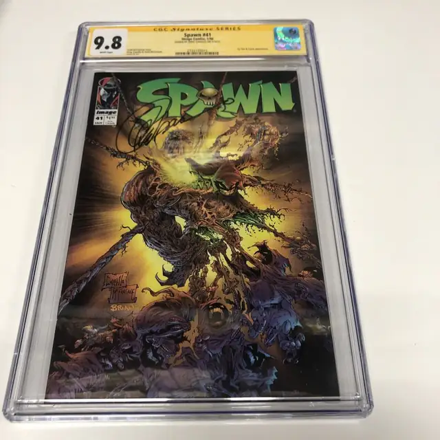 Spwan #41 (Image Comics, 1996), CGC 9.8 graded comic book, Signature Series label — front cover in its holder
