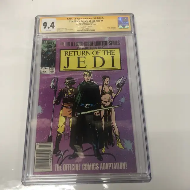 Star Wars #1 (Marvel Comics, 1983), CGC 9.4 graded comic book, Signature Series label — front cover in its holder