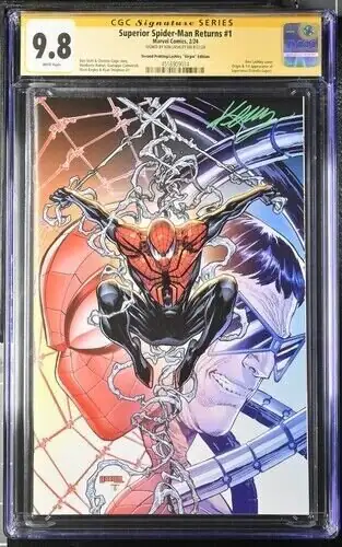 Superior Spider-Man Returns #1 (Marvel Comics, 2024), CGC 9.8 graded comic book, Signature Series label — front cover in its holder