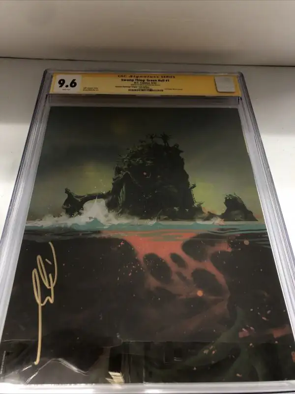 Swamp Thing: Green Hell #1 (DC Comics, 2022), CGC 9.6 graded comic book, Signature Series label — front cover in its holder