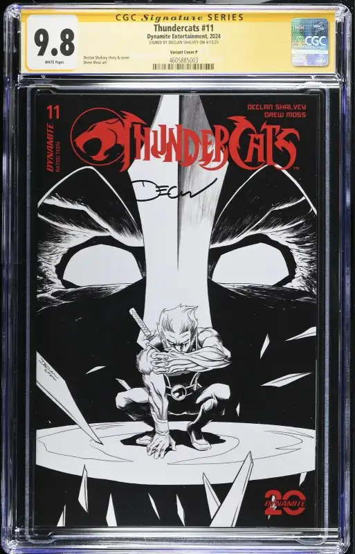 Thundercats #11 (Dynamite Entertainment, 2024), CGC 9.8 graded comic book, Signature Series label — front cover in its holder