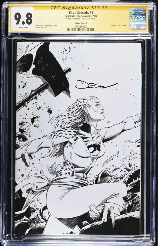 Thundercats #9 (Dynamite Entertainment, 2024), CGC 9.8 graded comic book, Signature Series label — front cover in its holder