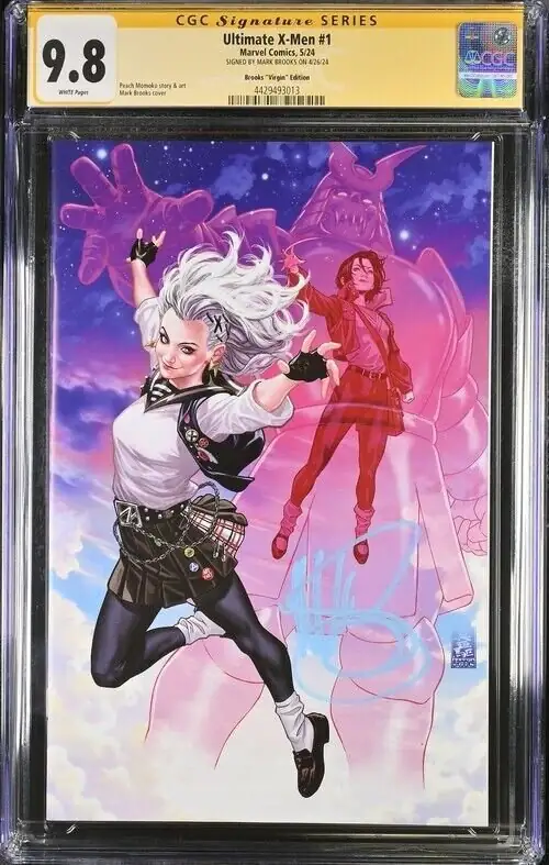 Ultimate X-Men #1 (Marvel Comics, 2024), CGC 9.8 graded comic book, Signature Series label — front cover in its holder