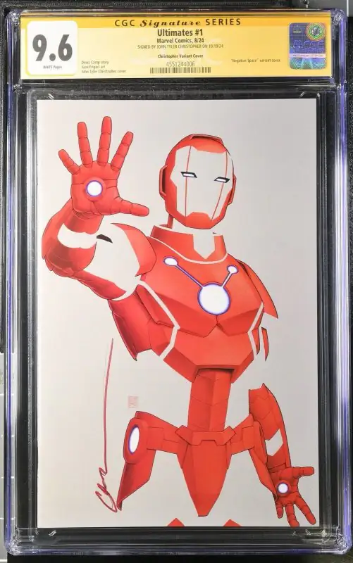Ultimates #1 (Marvel Comics, 2024), CGC 9.6 graded comic book, Signature Series label — front cover in its holder