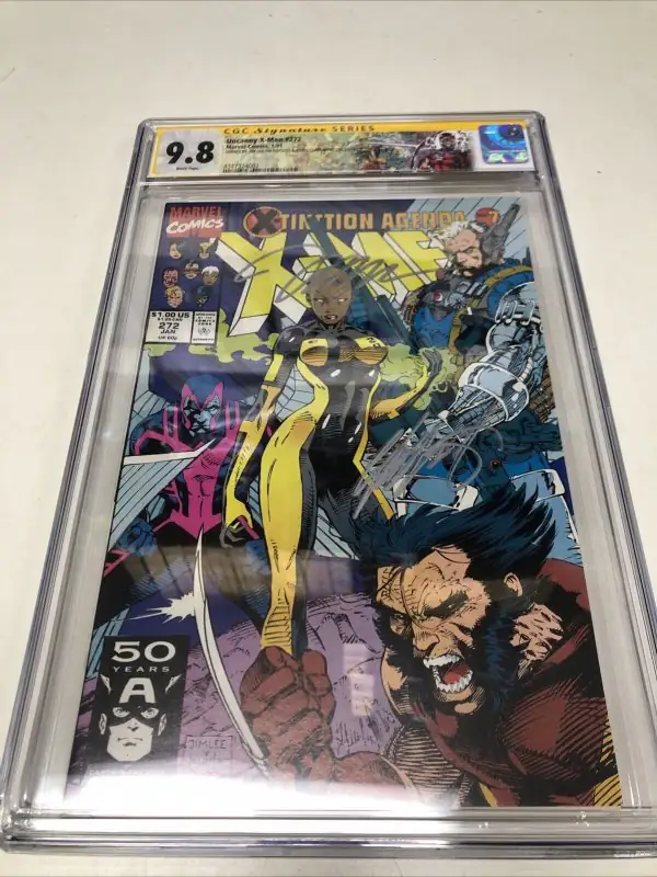 Uncanny X-Men #272 (Marvel Comics, 1991), CGC 9.8 graded comic book, Signature Series label — front cover in its holder