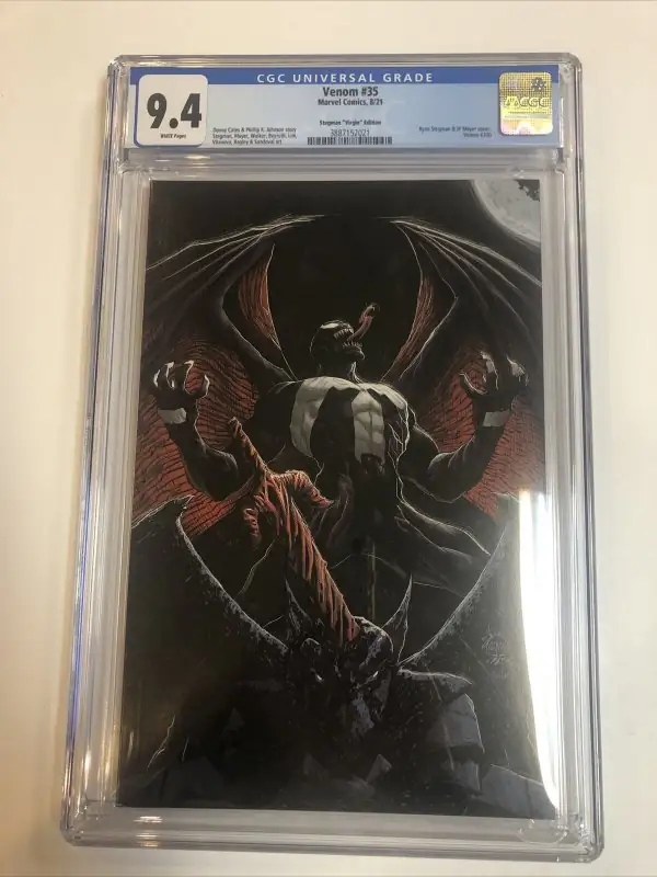 Venom #35 (Marvel Comics, 2021), CGC 9.4 graded comic book, Universal Blue label — front cover in its holder