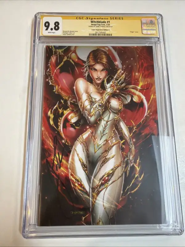 Witchblade #1 (Image Comics, 2024), CGC 9.8 graded comic book, Signature Series label — front cover in its holder
