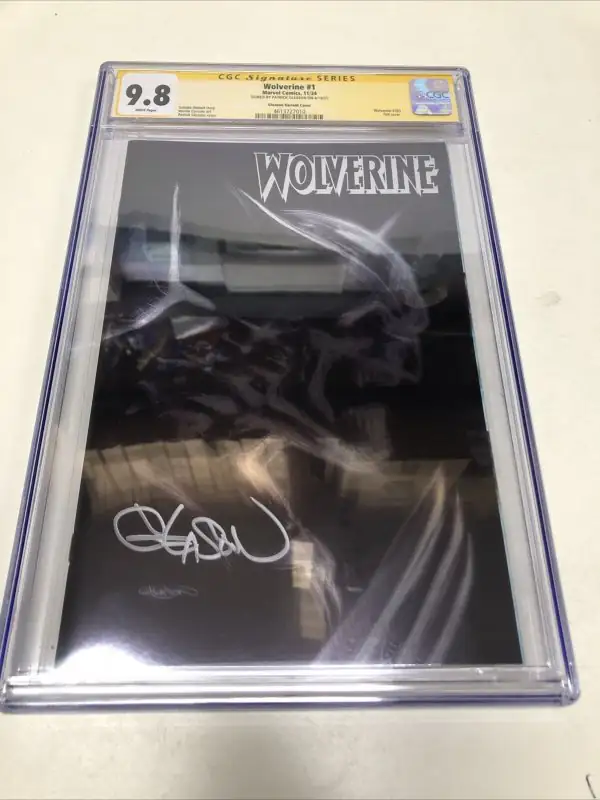 Wolverine #1 (Marvel Comics, 2024), CGC 9.8 graded comic book, Signature Series label — front cover in its holder