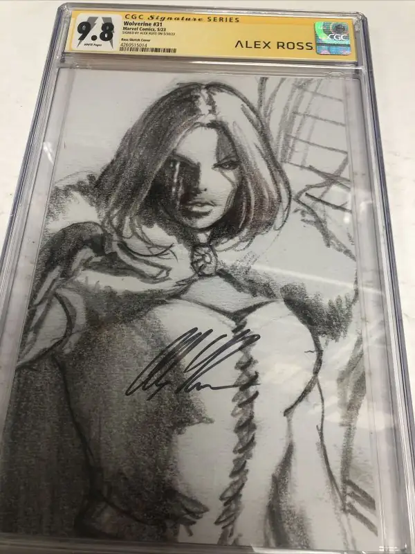 Wolverine #31 (Marvel Comics, 2023), CGC 9.8 graded comic book, Signature Series label — front cover in its holder