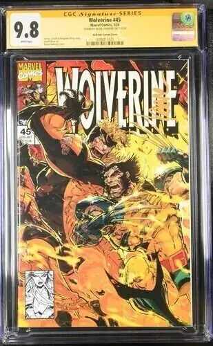 Wolverine #45 (Marvel Comics, 2024), CGC 9.8 graded comic book, Signature Series label — front cover in its holder