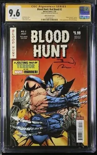 Wolverine: Facsimile #1 (Marvel Comics, 2024), CGC 9.8 graded comic book, Signature Series label — front cover in its holder