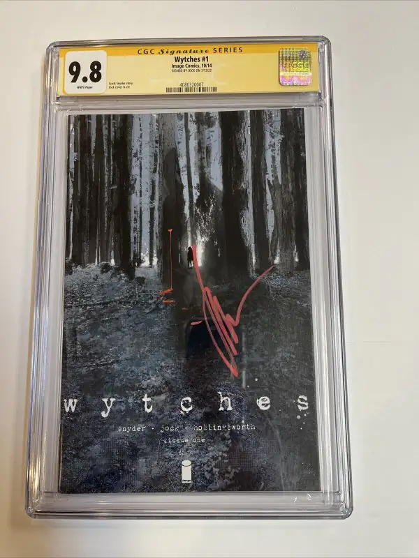 Wytches #1 (Image Comics, 2014), CGC 9.8 graded comic book, Signature Series label — front cover in its holder