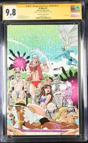 X-Men #1 (Marvel Comics, 2024), CGC 9.8 graded comic book, Signature Series label — front cover in its holder