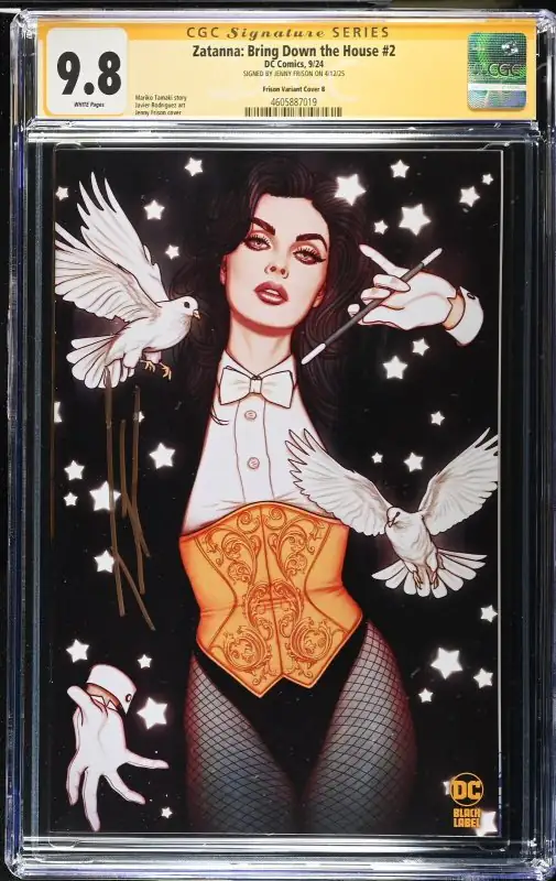 Zatanna Bring Down the House #2 (DC Comics, 2024), CGC 9.6 graded comic book, Signature Series label — front cover in its holder